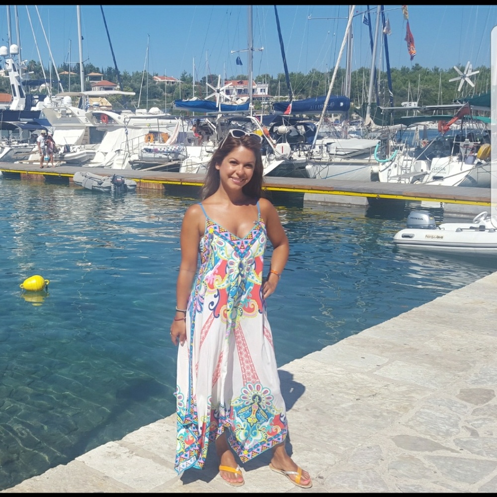 Handkerchief Beach or vacation dress. Size small